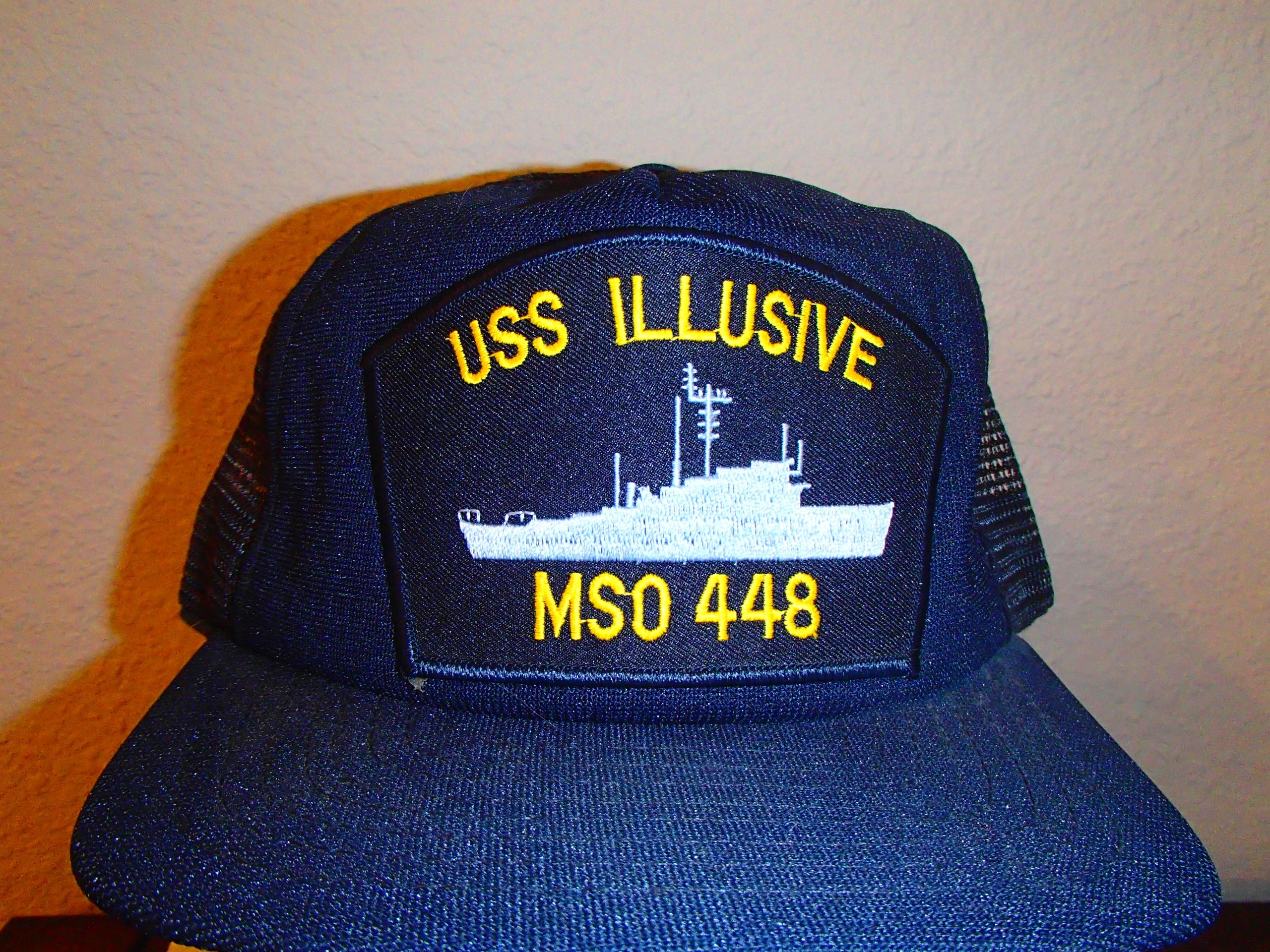 Uss Illusive Mso 448 Ball Cap Jacksonville Historic Naval Ship Museum